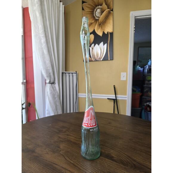 Vintage Rare Stretched Coke 12oz Glass Bottle 24" Tall Coca Cola Executive Gift - Picture 1 of 16